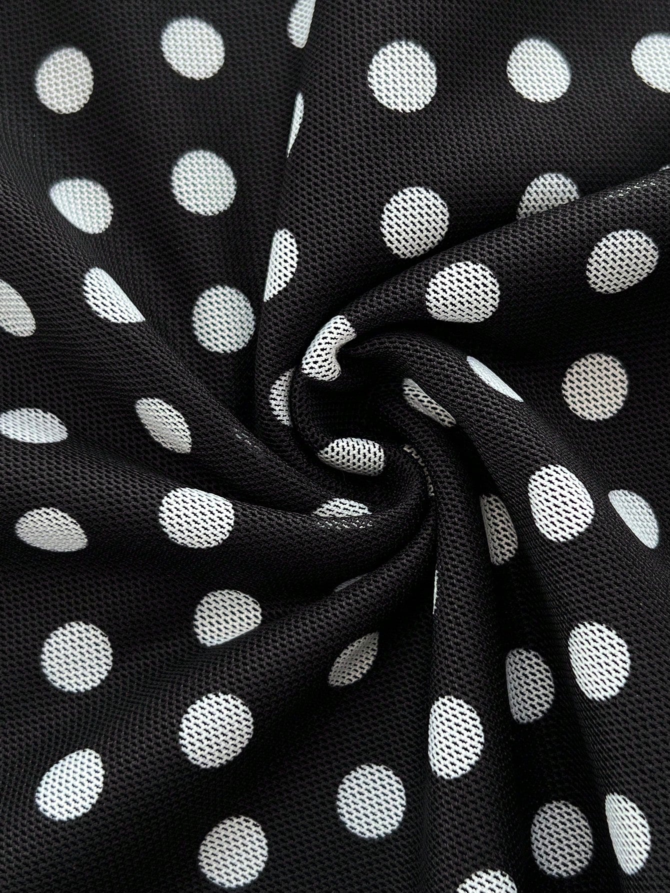 polka dot strapless mini dress with pink bow ruffle hem summer dress-5