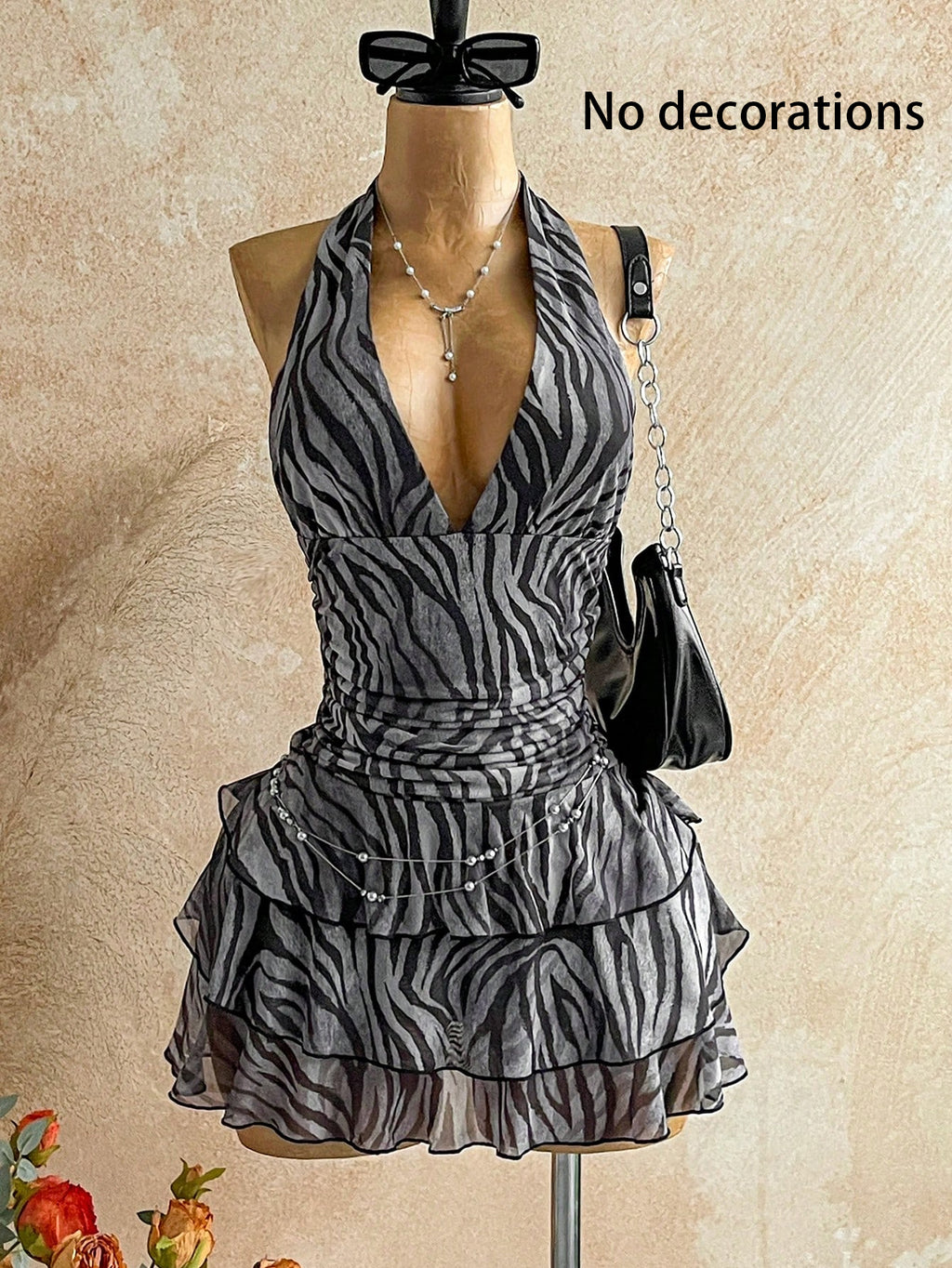 printed cami mini dress sleeveless slip dress slim fit summer dress women
