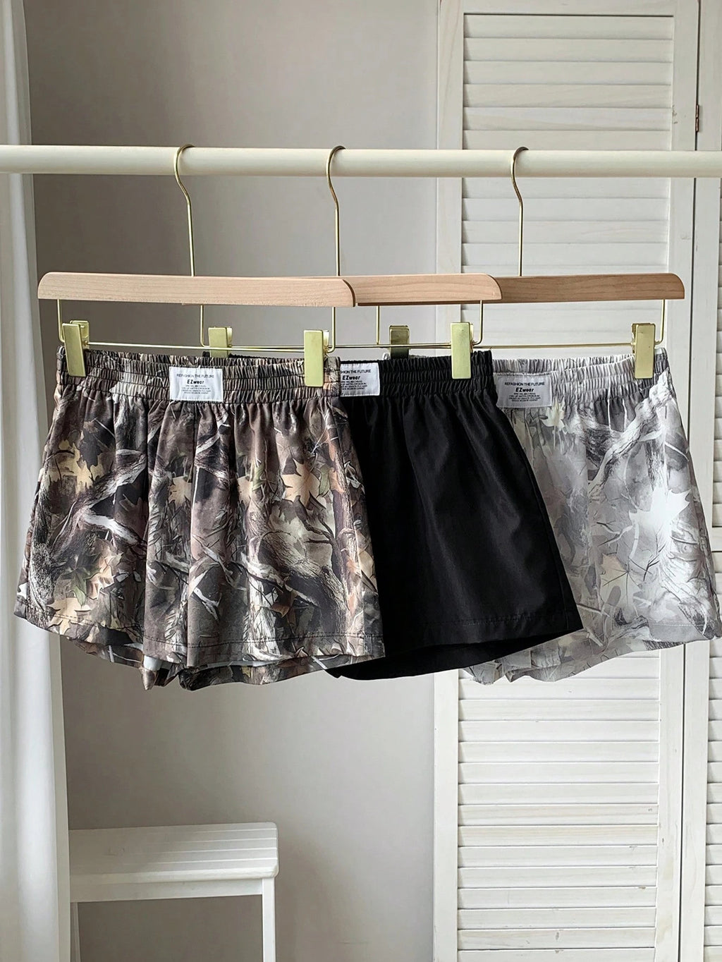 womens 3 piece shorts set summer outfit matching set casual shorts set-1