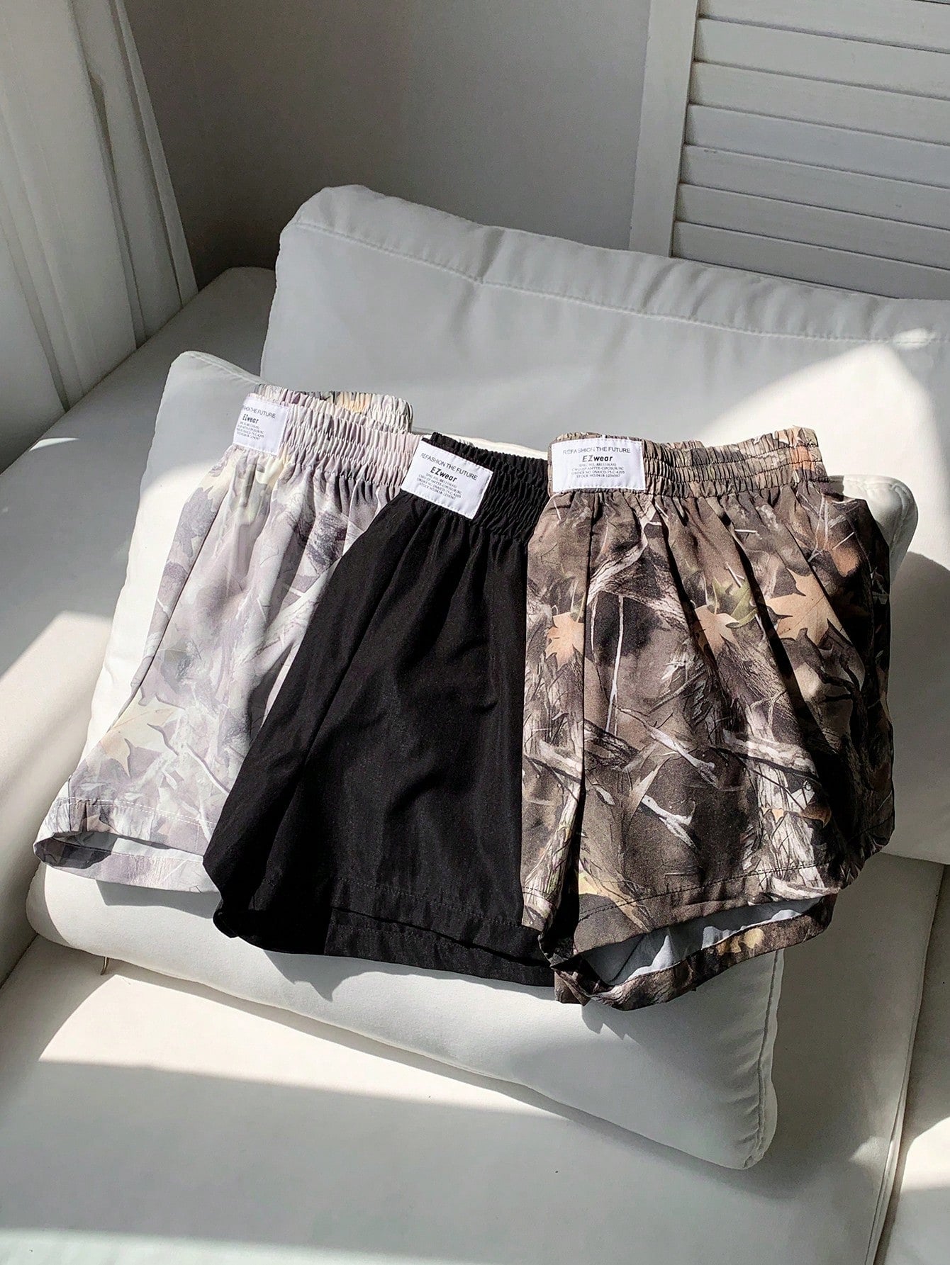 womens 3 piece shorts set summer outfit matching set casual shorts set-3