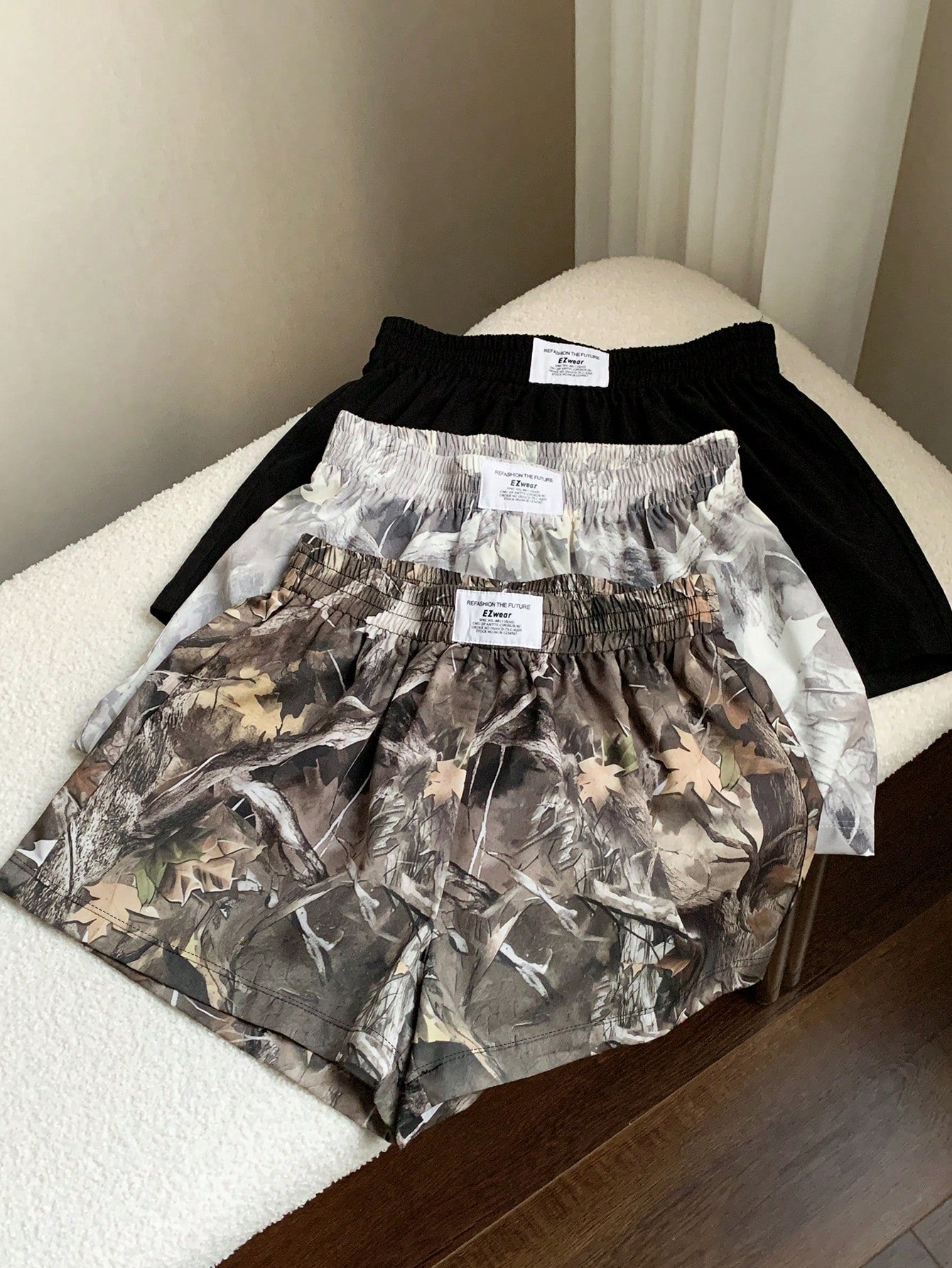 womens 3 piece shorts set summer outfit matching set casual shorts set-5